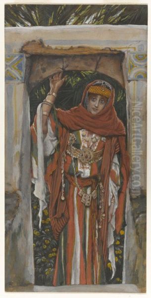 Madeleine avant sa conversion Oil Painting by James Tissot