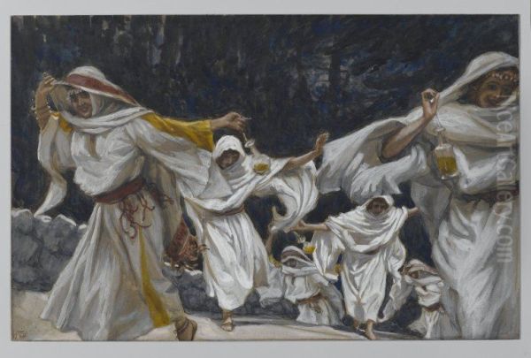 Les vierges folles Oil Painting by James Jacques Joseph Tissot