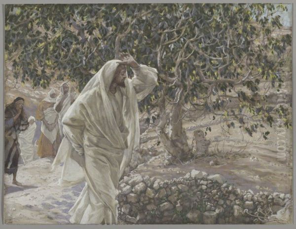 Le figuier maudit Oil Painting by James Jacques Joseph Tissot
