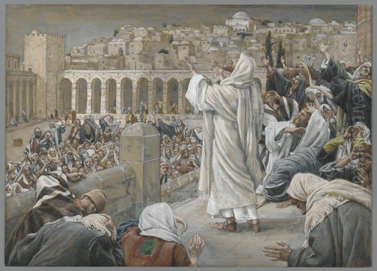 The Voice from on High Oil Painting by James Jacques Joseph Tissot