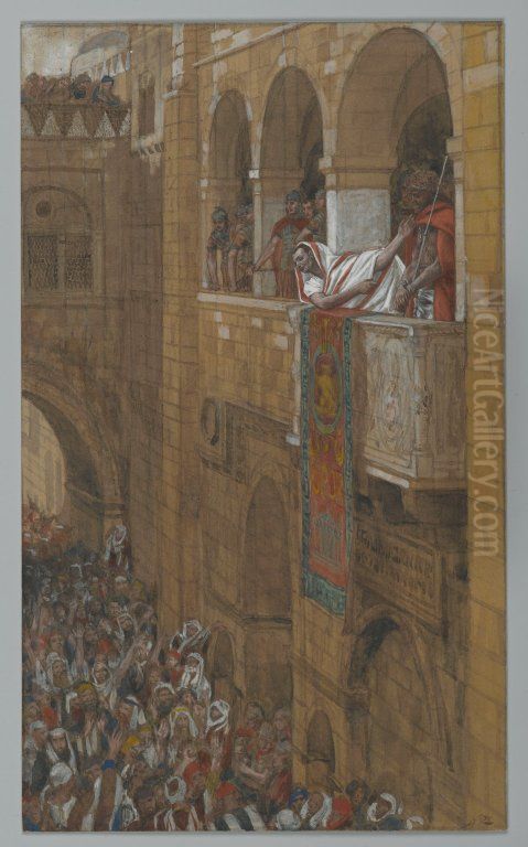 Ecce Homo Oil Painting by James Jacques Joseph Tissot