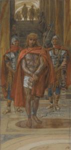 Jesus Leaves the Praetorium