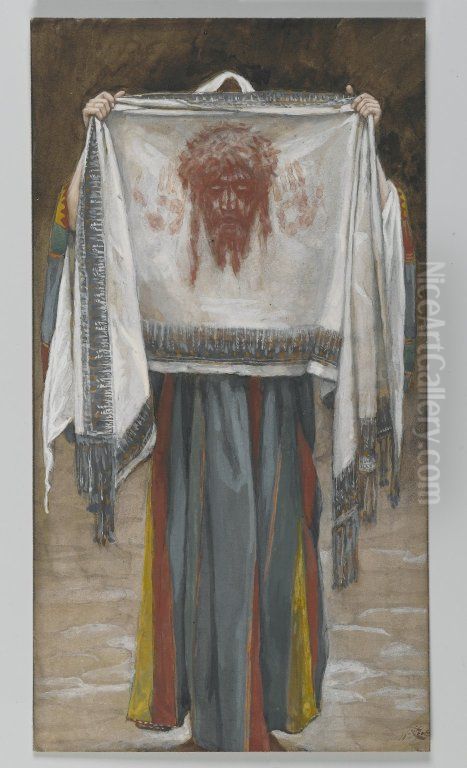 The Holy Face Oil Painting by James Jacques Joseph Tissot