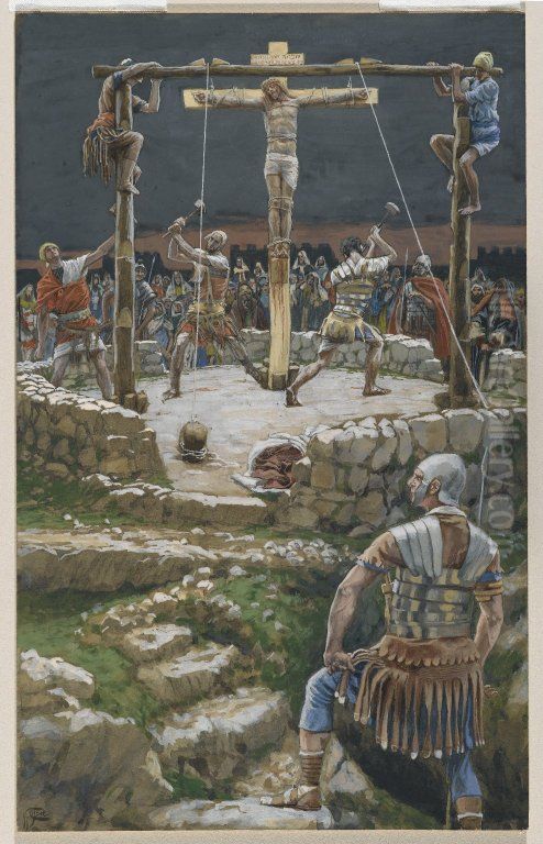 The Five Wedges Oil Painting by James Jacques Joseph Tissot