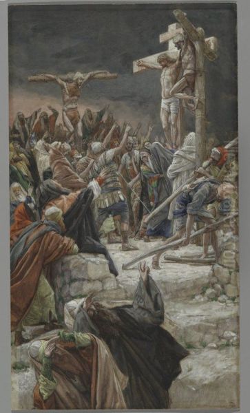 Le pardon du bon Larron Oil Painting by James Tissot