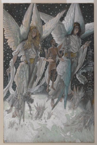 L'ame du bon Larron Oil Painting by James Jacques Joseph Tissot