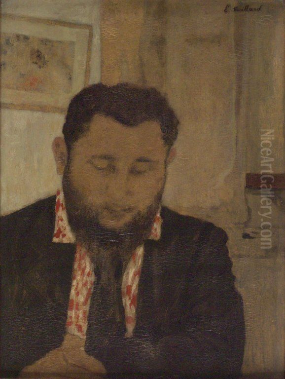 Portrait of Thadee Natanson Oil Painting by Jean-Edouard Vuillard