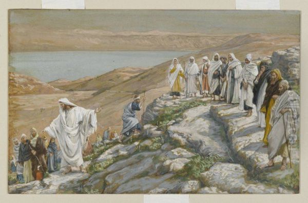 Ordaining of the Twelve Apostles Oil Painting by James Jacques Joseph Tissot