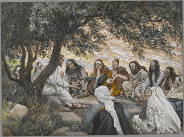 Recommandation aux apotres Oil Painting by James Jacques Joseph Tissot