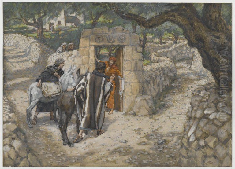 L'anon de Bethphage Oil Painting by James Jacques Joseph Tissot