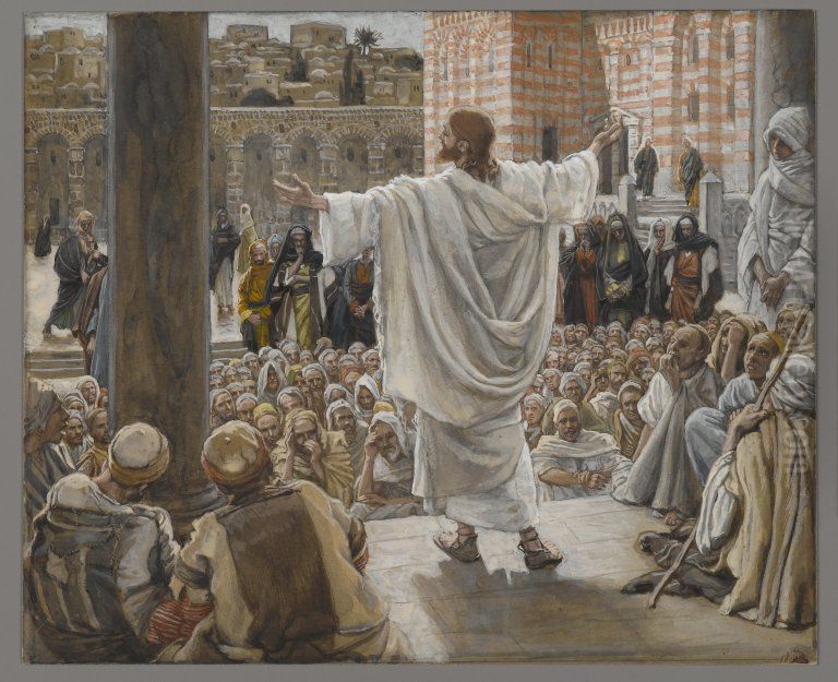 Jerusalem Jerusalem Oil Painting by James Jacques Joseph Tissot