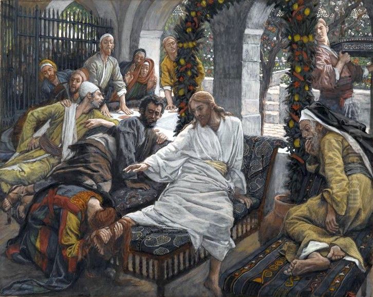 Le parfum de Madeleine Oil Painting by James Jacques Joseph Tissot