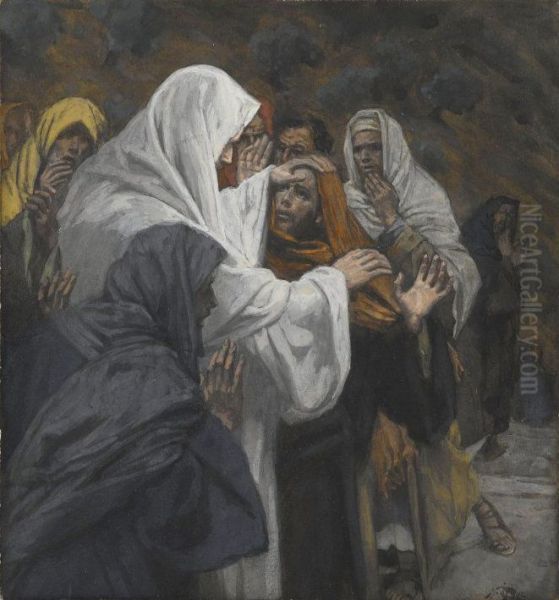 Allocution a Saint Philippe Oil Painting by James Jacques Joseph Tissot