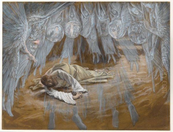 The Grotto of the Agony Oil Painting by James Tissot