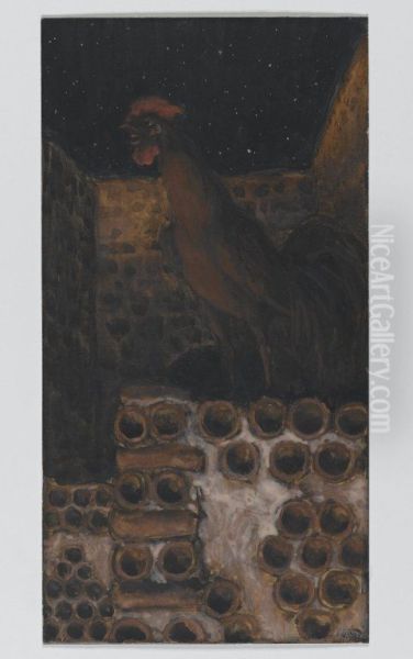 Le coq chanta Oil Painting by James Jacques Joseph Tissot