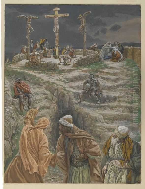 Eli, Eli lama sabactani Oil Painting by James Jacques Joseph Tissot
