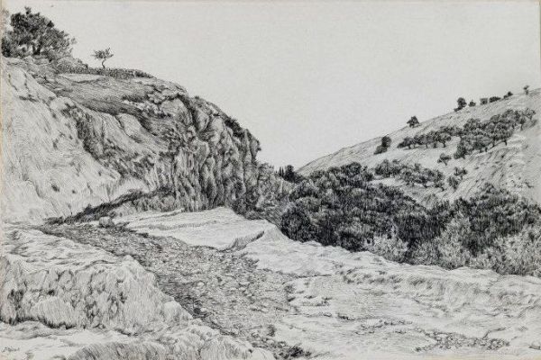 Valley of Hinnom Oil Painting by James Tissot