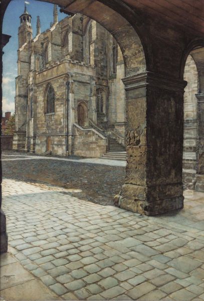 Eton College Chapel Oil Painting by unknown
