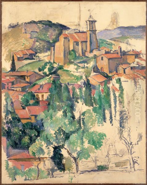 Blick auf Gardanne Oil Painting by Paul Cezanne