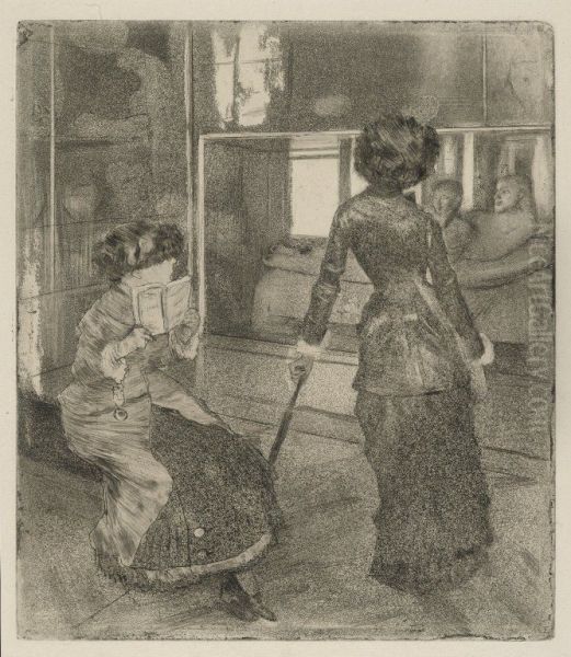 The Etruscan Gallery Oil Painting by Edgar Degas