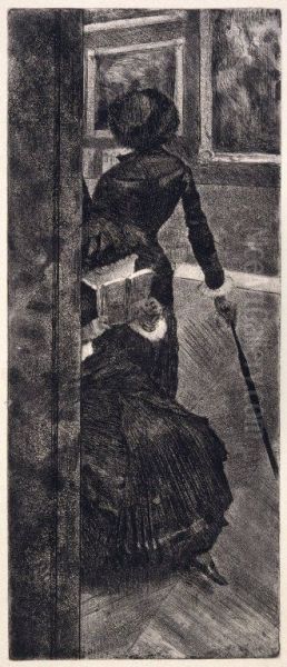 The Paintings Gallery Oil Painting by Edgar Degas