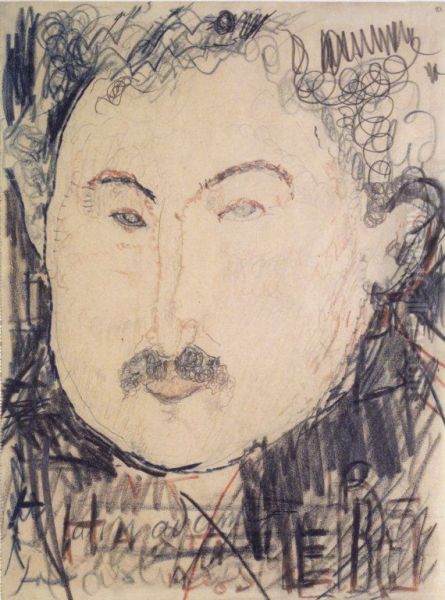 Portrait of Adolphe Basler Oil Painting by Amedeo Modigliani