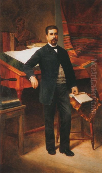 Victorino Carmilo Oil Painting by Jose Ferraz De Almeida Junior