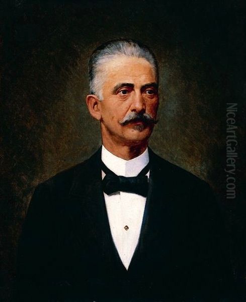 Pedro Goncalves Dente Oil Painting by Jose Ferraz De Almeida Junior