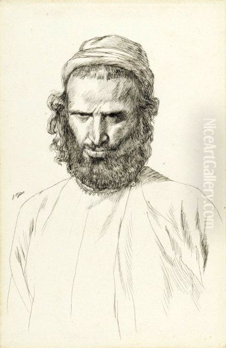 An Armenian Oil Painting by James Jacques Joseph Tissot