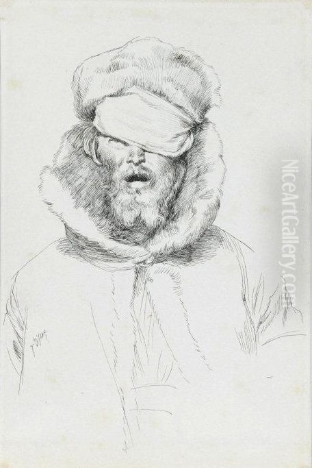 Type of Jew Oil Painting by James Jacques Joseph Tissot