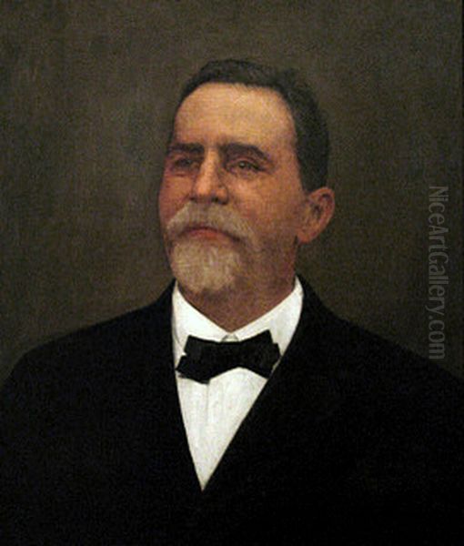 Pedro Magalhaes Oil Painting by Jose Ferraz De Almeida Junior
