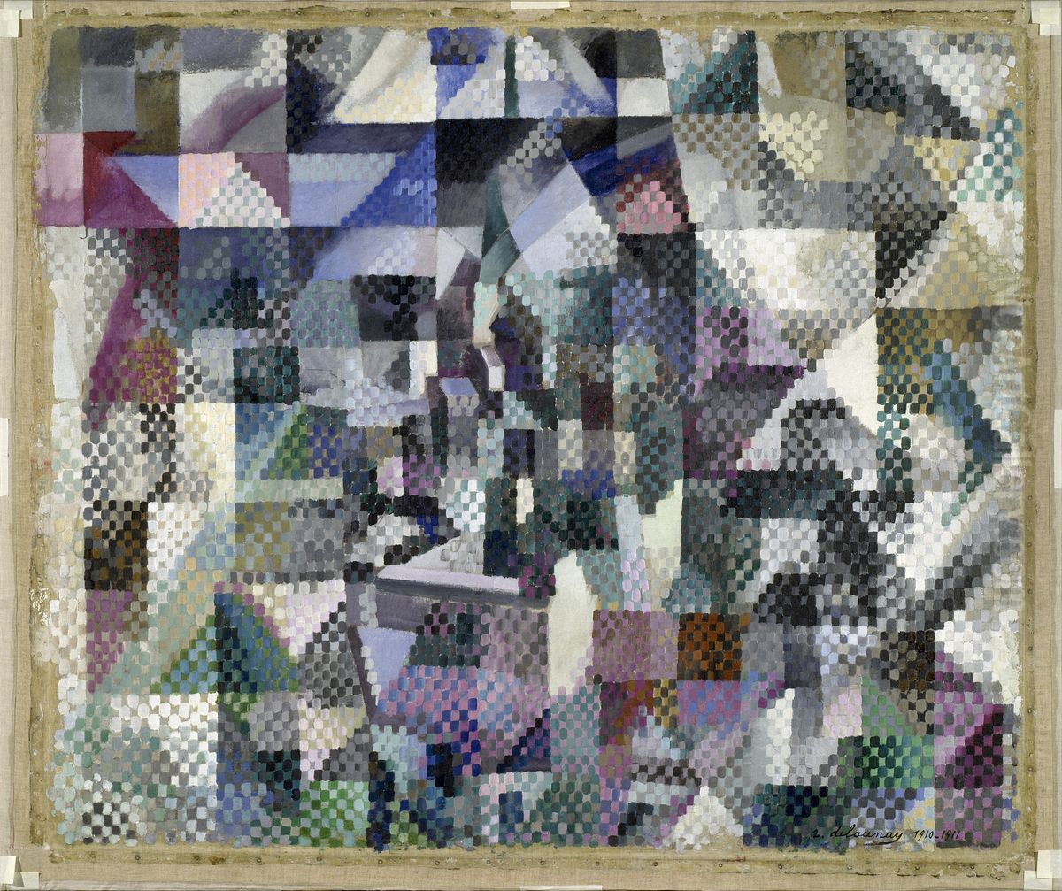 Window on the City No. 3. Oil Painting by Robert Delaunay