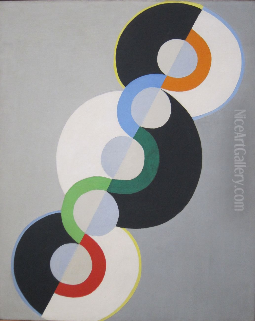 Endless Rhythm Oil Painting by Robert Delaunay
