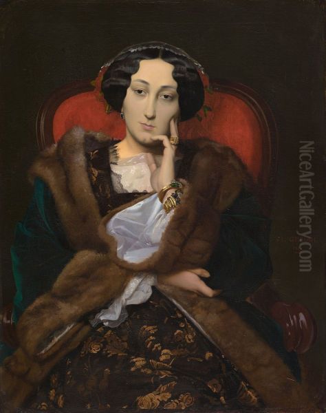 Portrait of a Woman Oil Painting by Jean-Leon Gerome