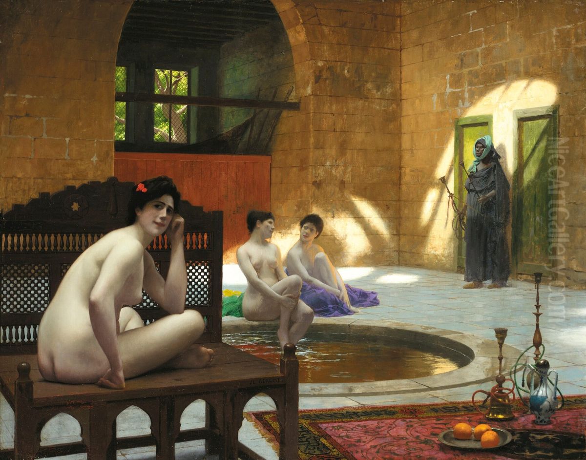 Women at the Bath Oil Painting by Jean-Leon Gerome