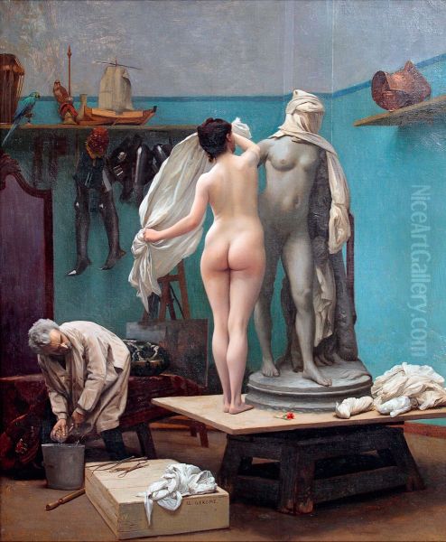 The End of the Session Oil Painting by Jean-Leon Gerome