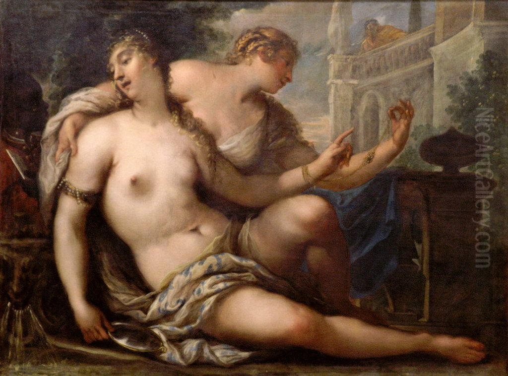 Bathsheba Oil Painting by Pietro Liberi