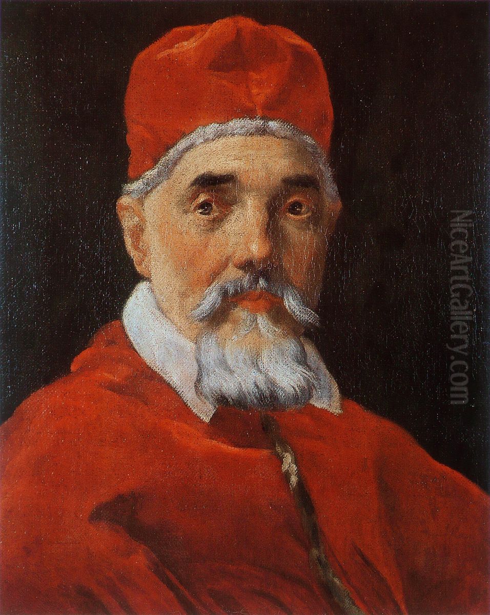 Portrait of Pope Urban VIII Oil Painting by Gian Lorenzo Bernini