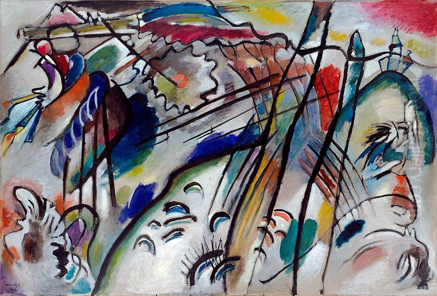 Improvisation 28 (second version) Oil Painting by Wassily Kandinsky