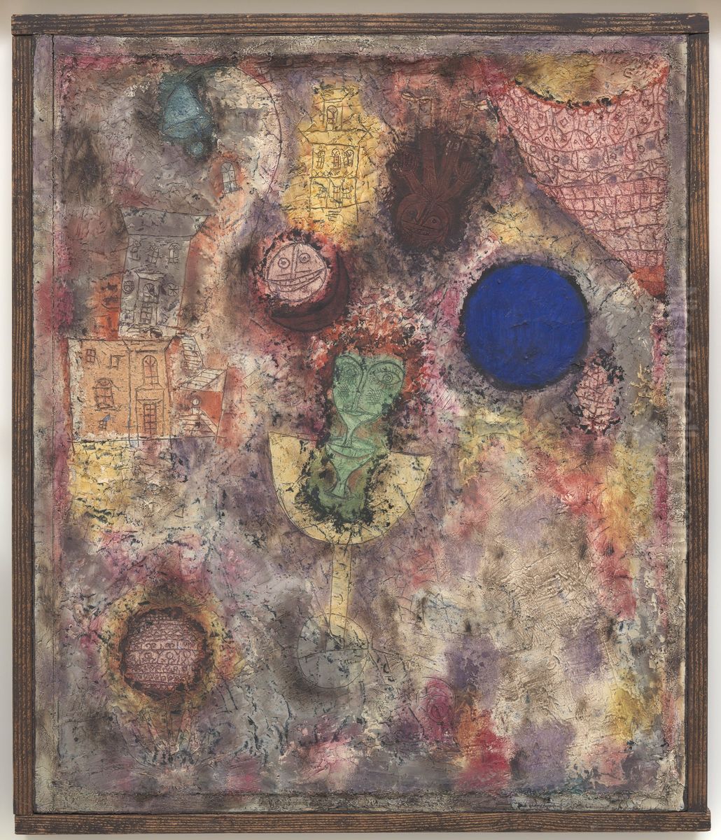Zaubergarten. Oil Painting by Paul Klee