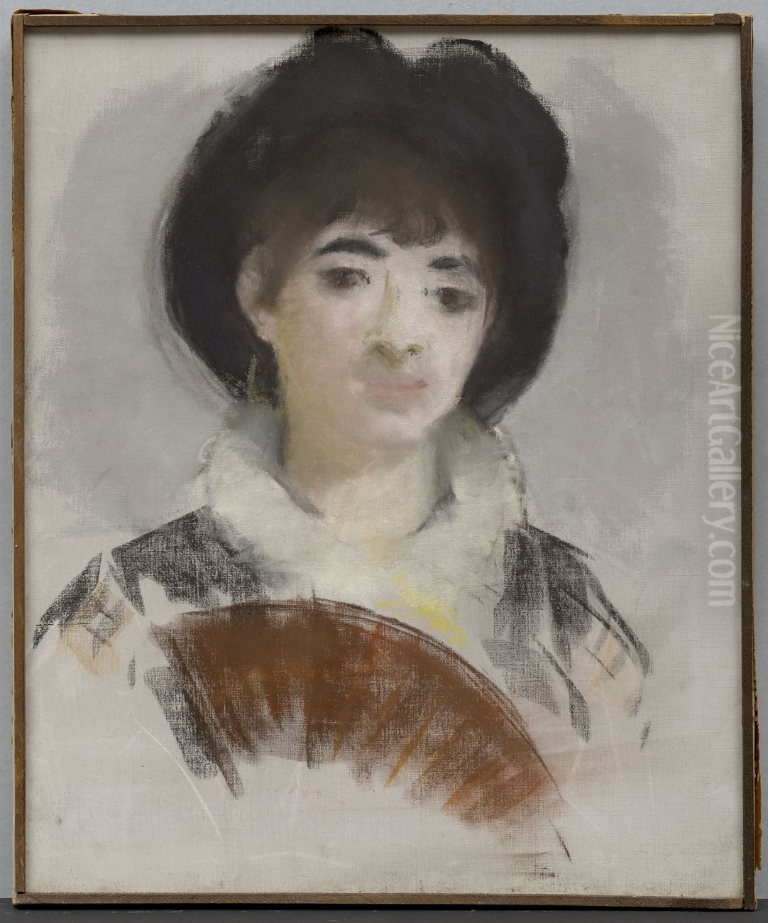 Portrait of Countess Albazzi. Oil Painting by Edouard Manet