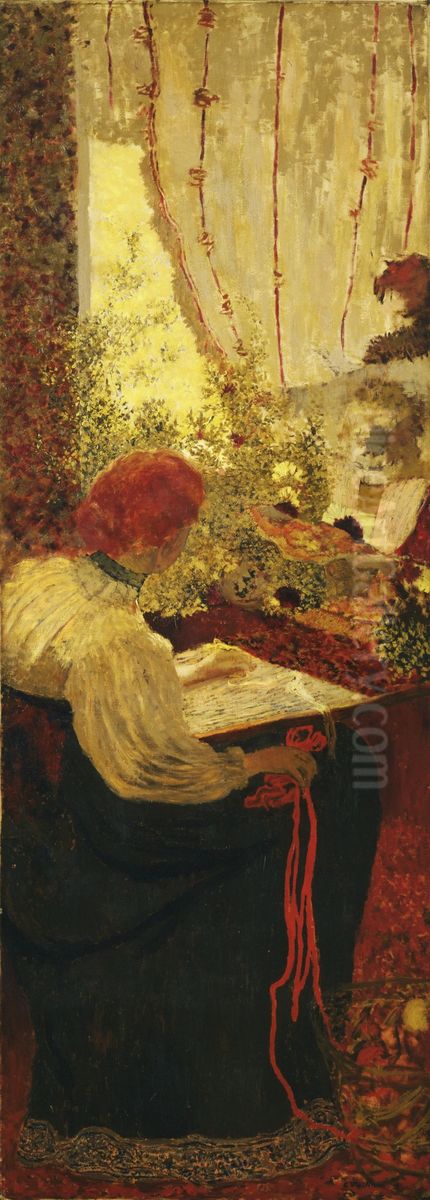 Embroidery Oil Painting by Jean-Edouard Vuillard