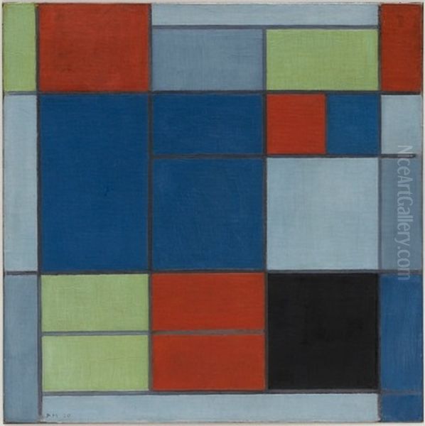 Composition C Oil Painting by Piet Mondrian Composition C Oil Painting by Piet Mondrian