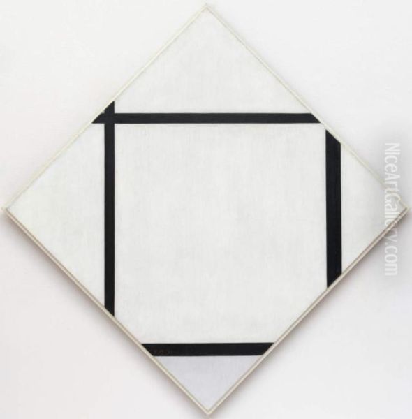 Tableau I Oil Painting by Piet Mondrian