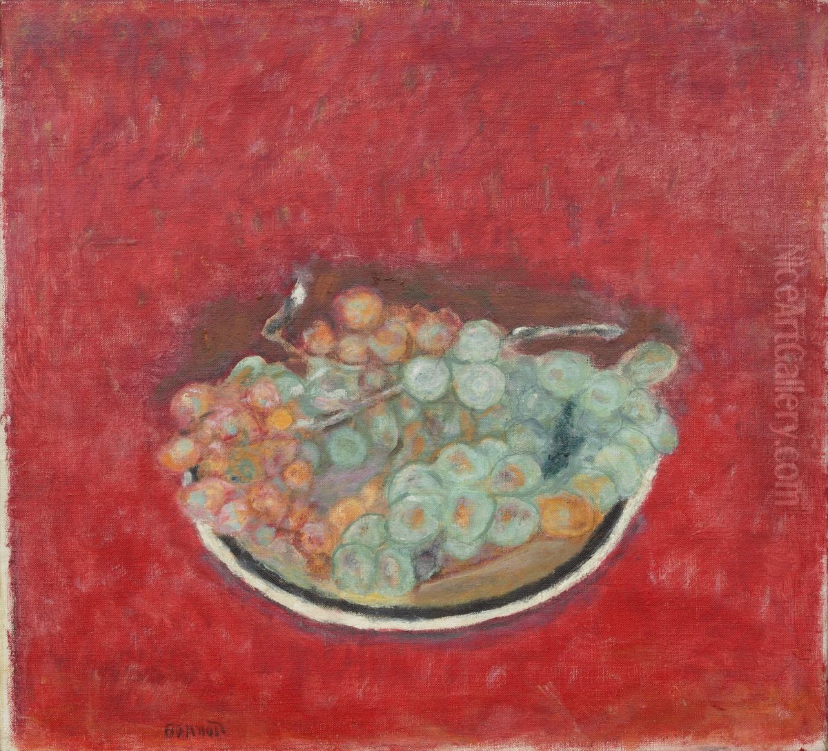 Grapes Oil Painting by Pierre Bonnard