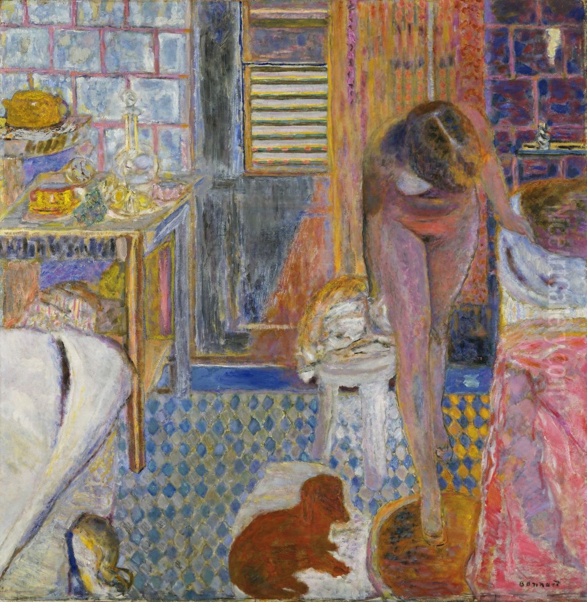 The Bathroom Oil Painting by Pierre Bonnard