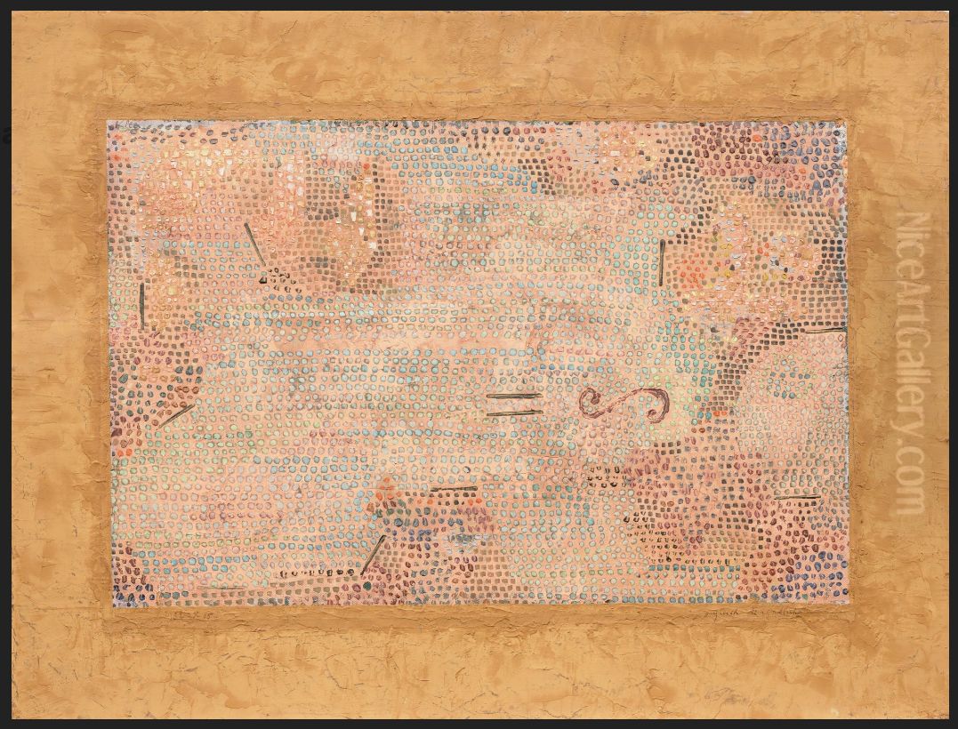 Equals Infinity Oil Painting by Paul Klee