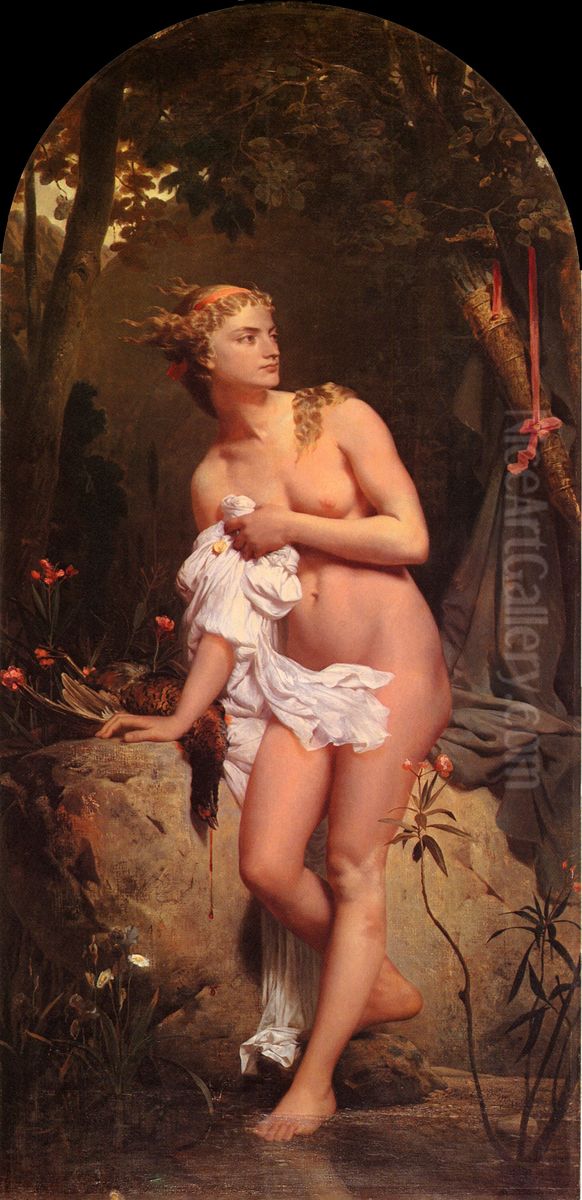 Diana Oil Painting by Marc-Charles-Gabriel Gleyre