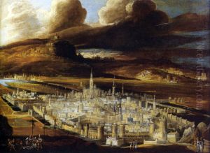View of Metz from colline Bellecroix