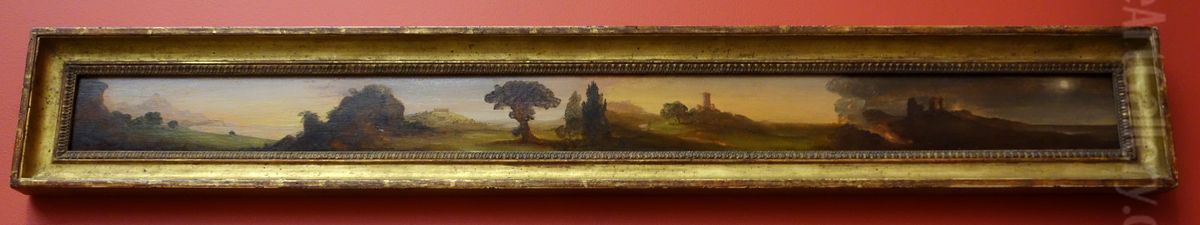 Four Times of Day in Italy Oil Painting by Thomas Cole Four Times of Day in Italy Oil Painting by Thomas Cole